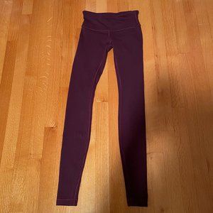 Purple lululemon leggings